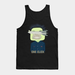 One Click Kim Jong Un Tank Top